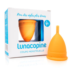 Cup menstruelle Lunacopine taille 2 couleur orange