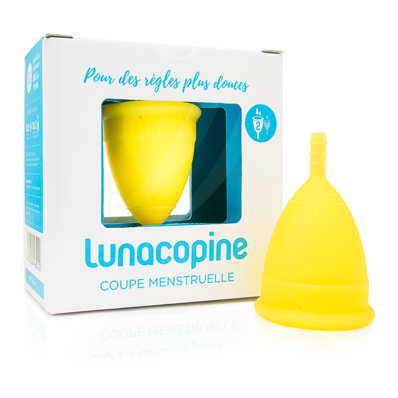 Cup menstruelle Lunacopine taille 2 couleur jaune